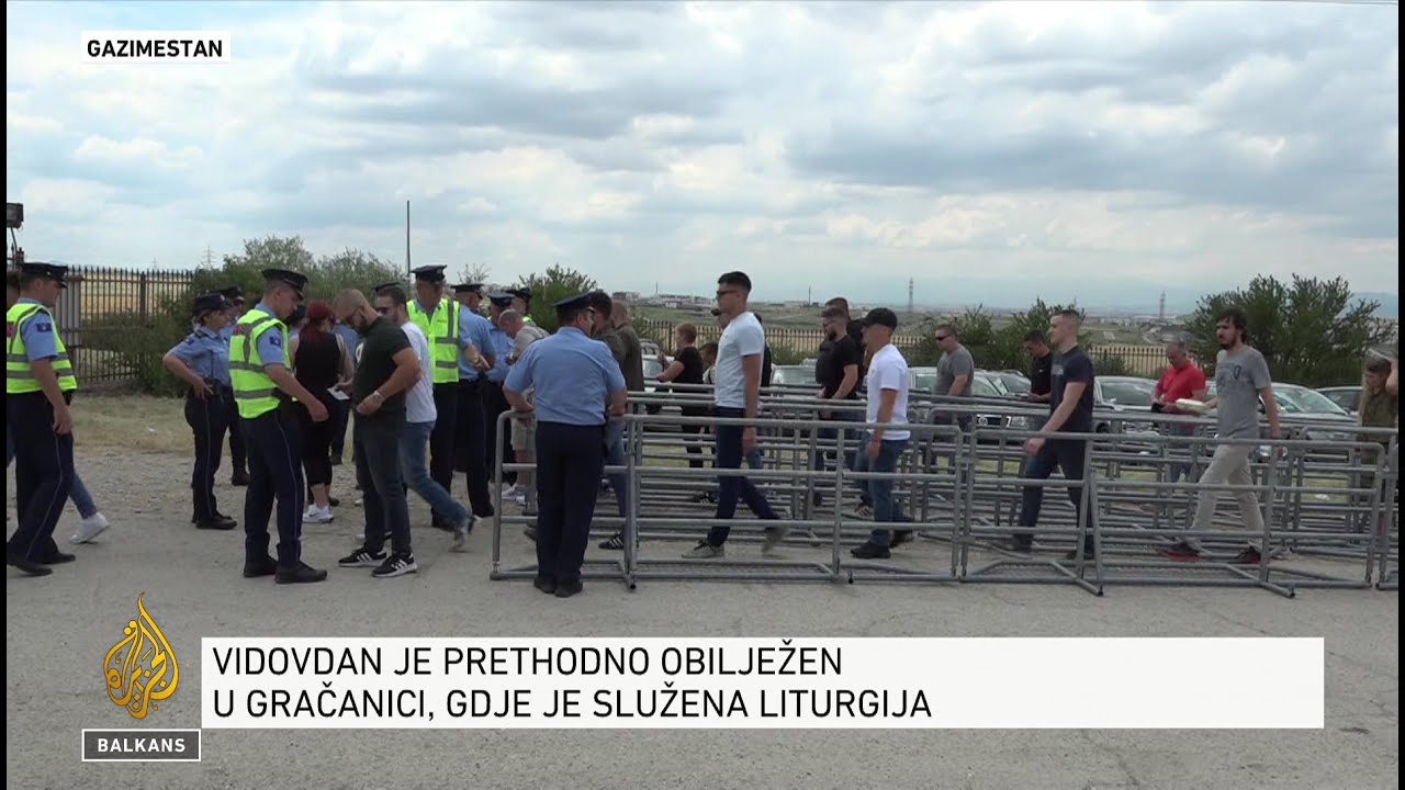 Visok nivo osiguranja na Gazimestanu tokom obilježavanja Vidovdana
