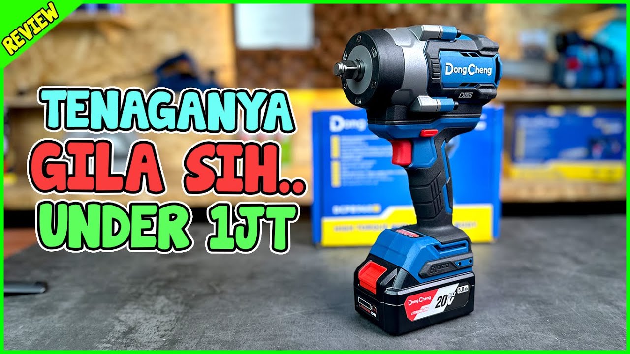 Cordless Brushless Impact Wrench DCPB968 DONGCHENG ! Tenaga Gak Masuk Akal 🔥🔥🔥