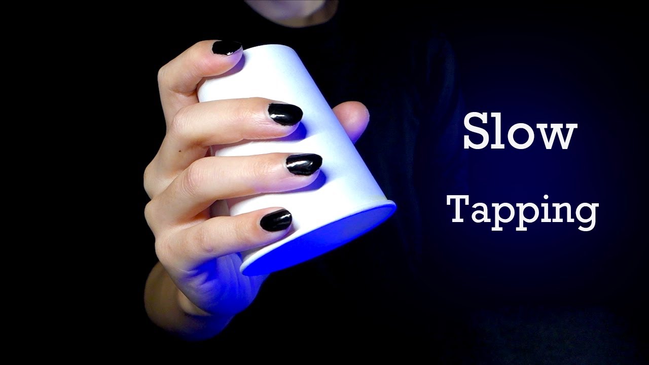 ASMR - ⚠️寝たくない人は見ないで下さい。世界一丁寧なゆっくりタッピング😪 [紙コップ - 囁きなし]