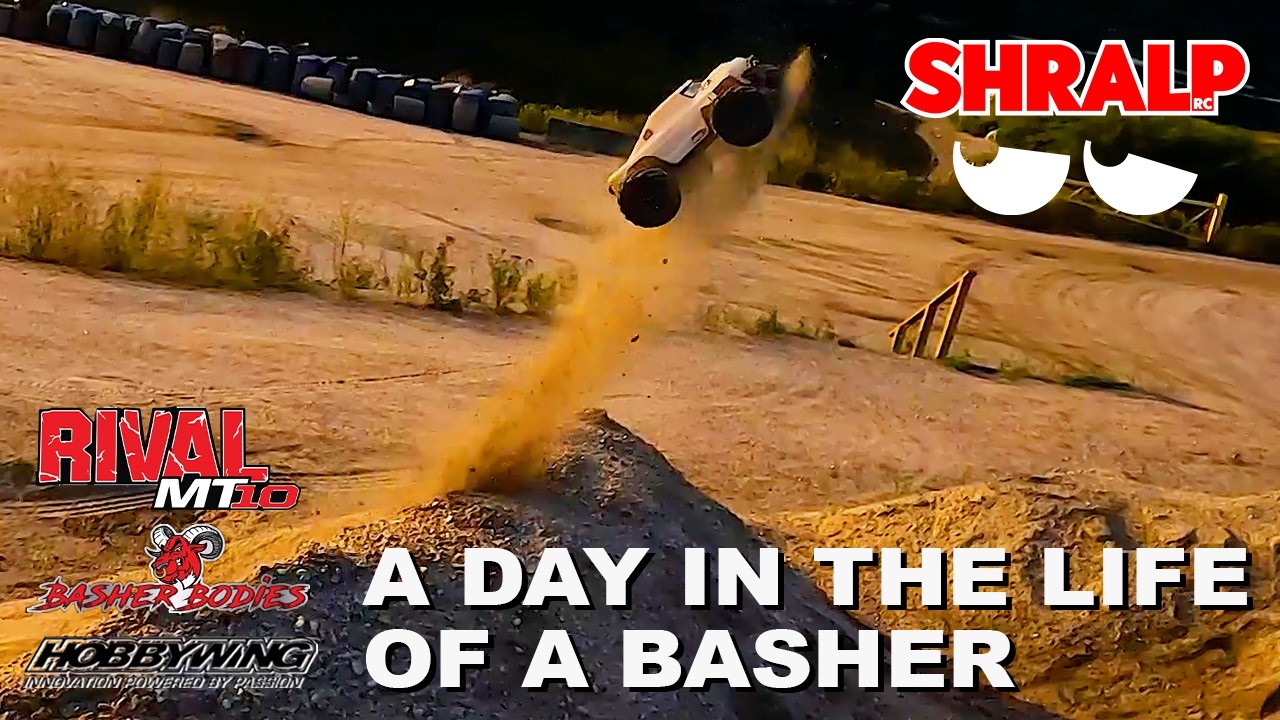 Typical Bashing Day - Associated Rival MT10 - Hobbywing - Basherbodies