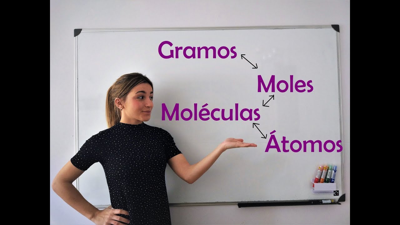 QUÍMICA. Pasar de gramos a moles a moléculas y a átomos y al revés