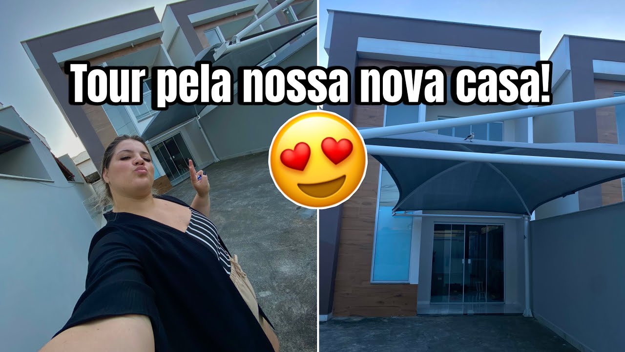TOUR PELA NOSSA NOVA CASA! 🥹🏠 + faxina básica.