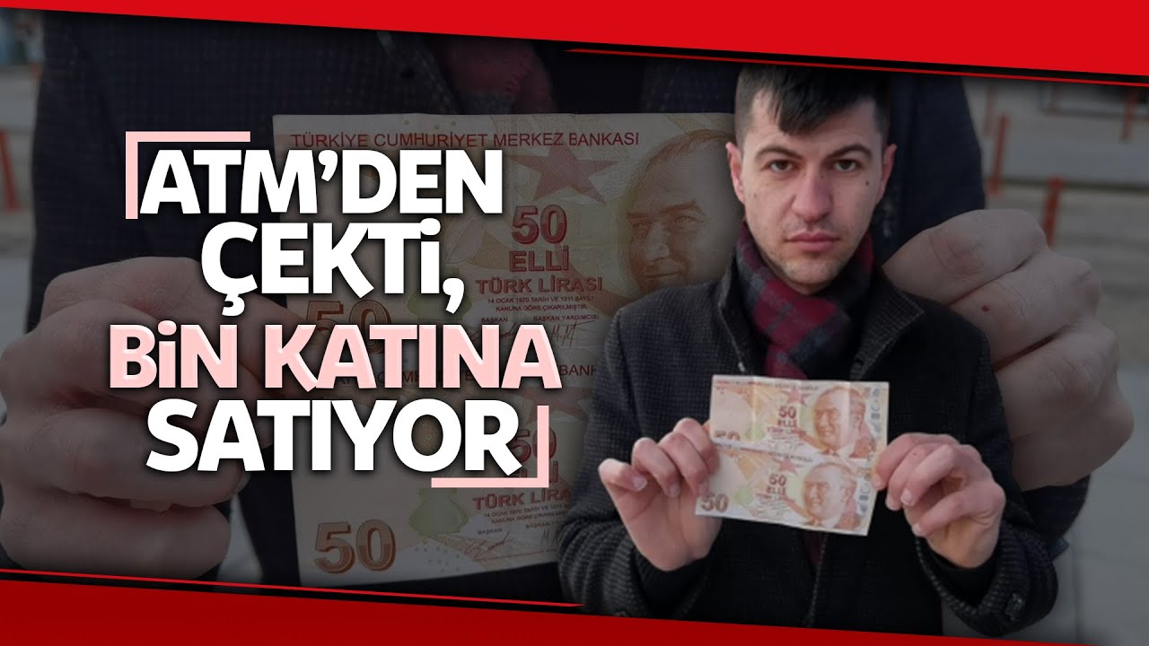 ATM'den Çektiği Hatalı Basım 50 Liralık Banknotu 50 Bin Liraya Satışa Sundu