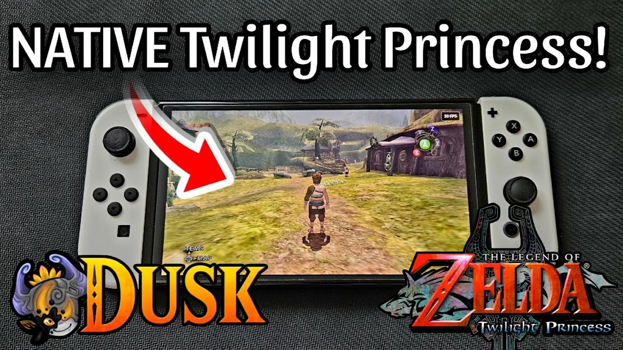 Dusk Port on Nintendo Switch is INSANE ( Native LoZ TP )
