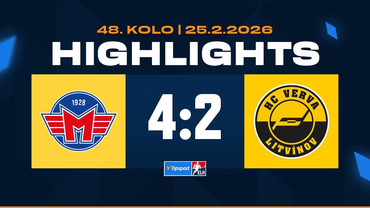 Highlights | Banes Motor Č. Budějovice vs. HC Verva Litvínov 4:2 | 25.02.2026