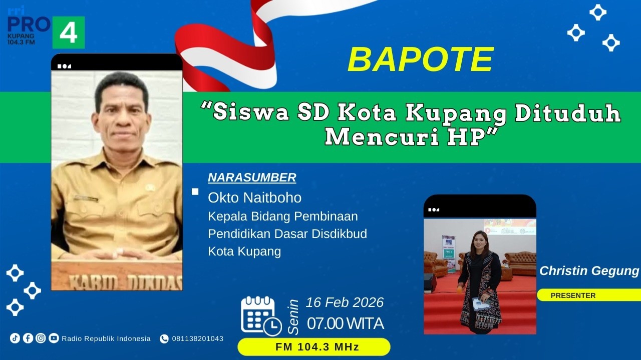 SISWA SD KOTA KUPANG DITUDUH MENCURI HP| BAPOTE | 16 FEBRUARI 2026 | 07.00 WITA