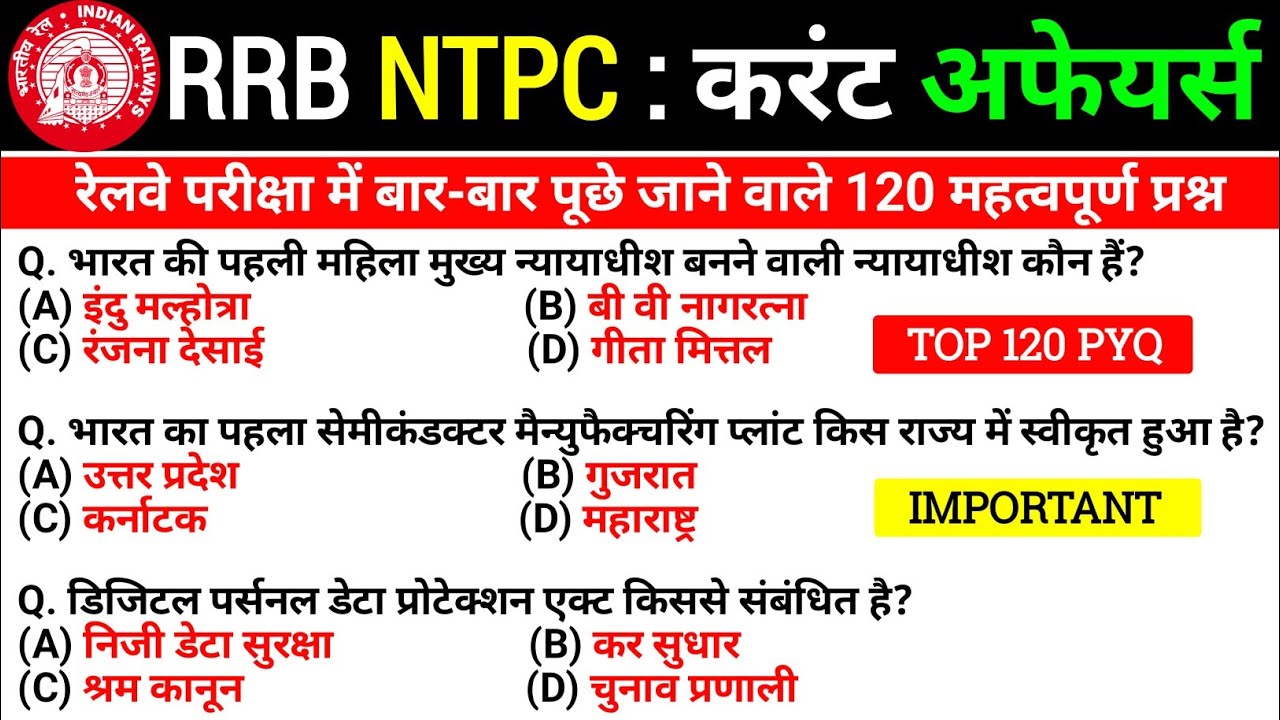 🔥RRB NTPC Previous Year Question Paper || Railway NTPC CBT-1 Previous Year Question Paper 2021