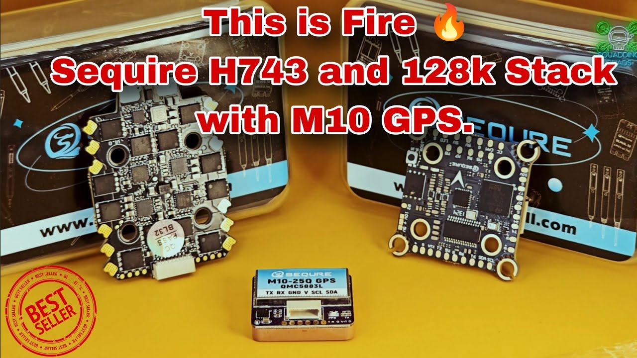 Must-Have 👌 FPV  Drone Gear ⚙️: SEQURE H743 & E70 G1 Stack FC MPU6000 🔥