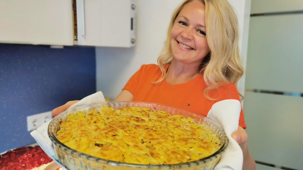 Cremiger Kartoffelgratin 😋 einfach, schnell und megalecker! Rezept von Kartoffelgratin