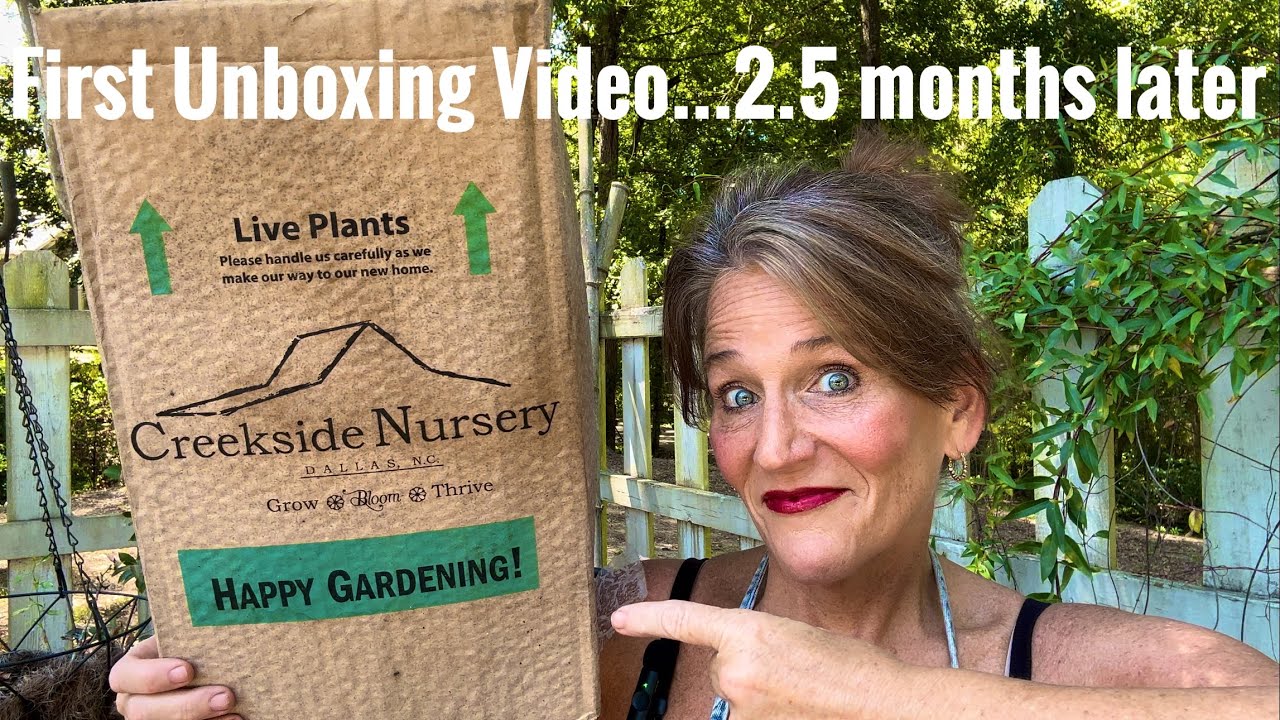 My first Creekside Nursery unboxing and YouTube video all in one….2.5 months later💚🌱🎥