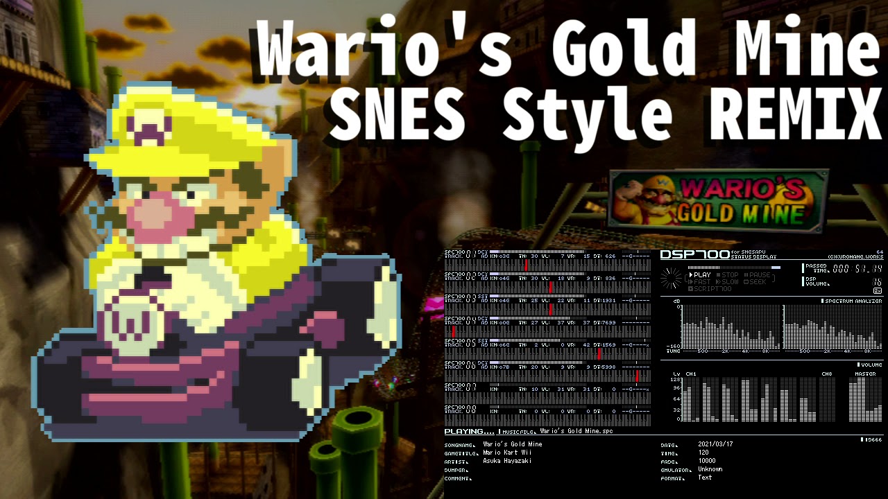 Wario's Gold Mine SNES Style Remix