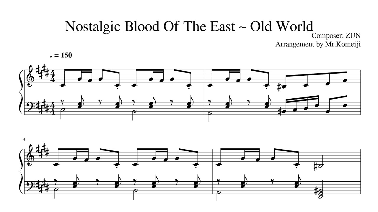 Nostalgic Blood Of The East ~ Old World [Harpsichord]