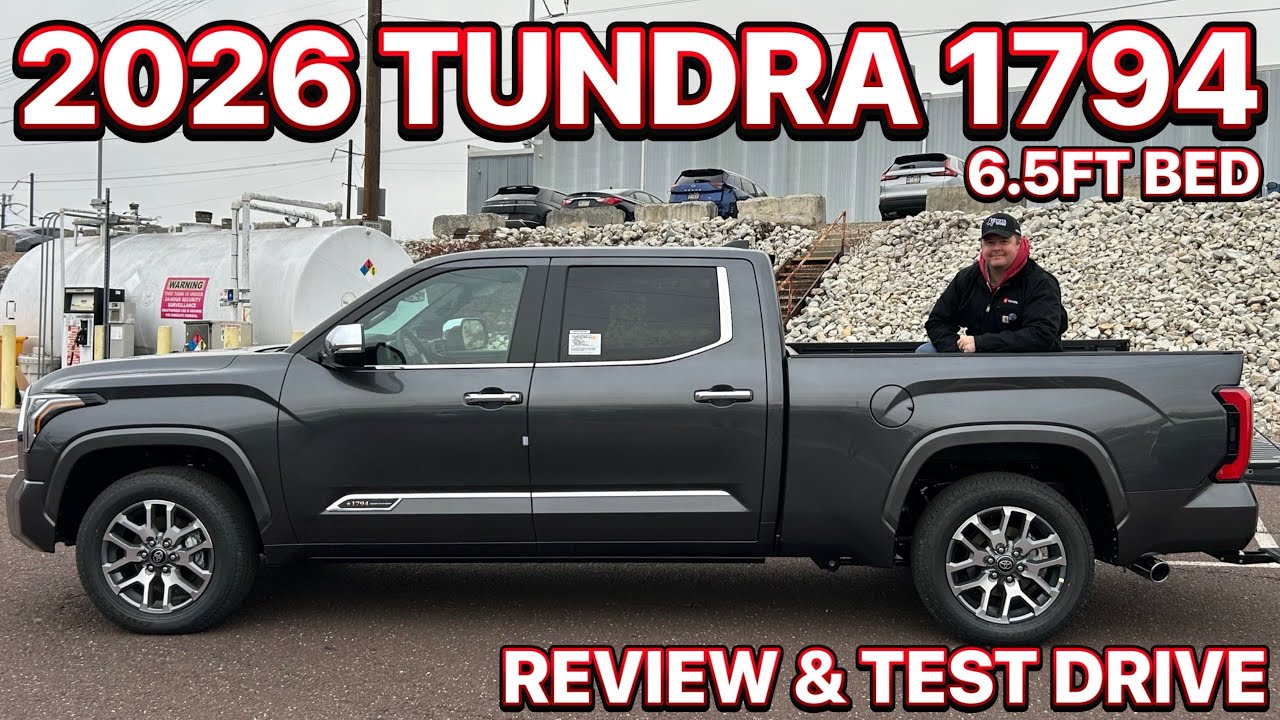 Toyota Tundra 1794 Edition 2026 года с кузовом 6,5 футов: ОБЗОР И ТЕСТ-ДРАЙВ