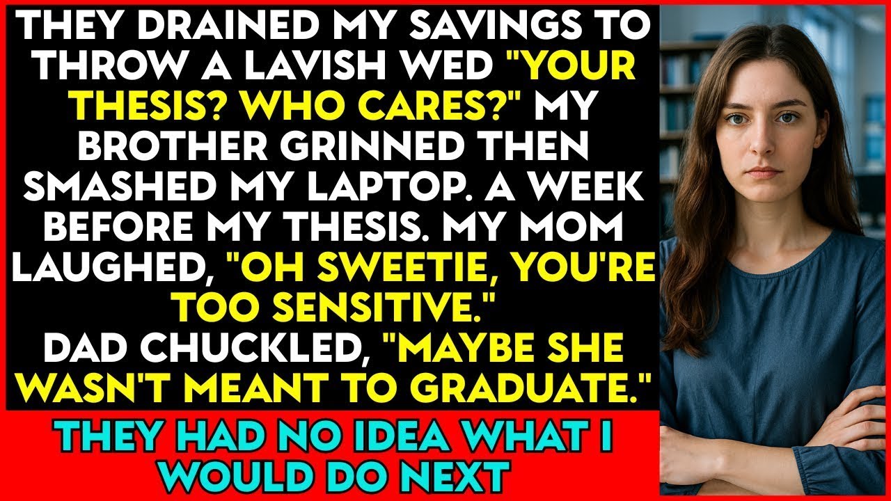 Twisted Revenge|  My Brother Smashed My Laptop a Week Before My Final Thesis Was Due &mdash; My Parents L