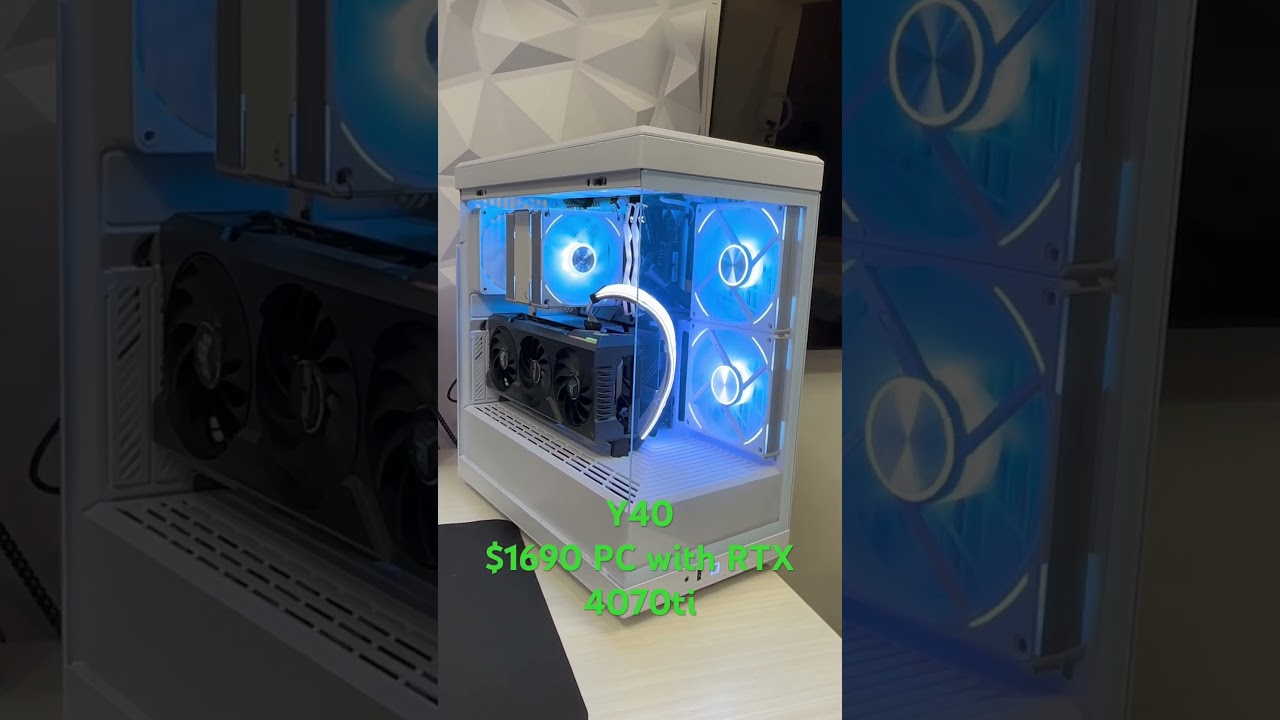 $1690 RTX 4070ti PC with Y40 case