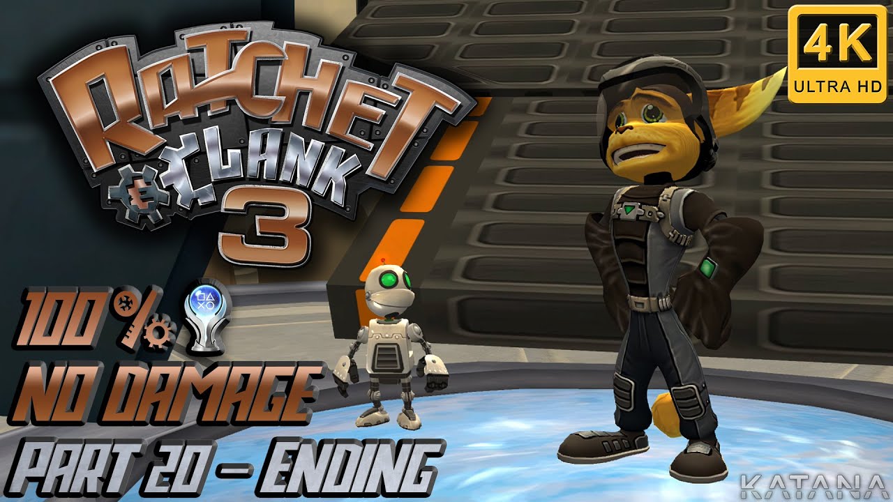Ratchet & Clank 3 100% Walkthrough | Part 20 | No Damage | Command Center [Ending]