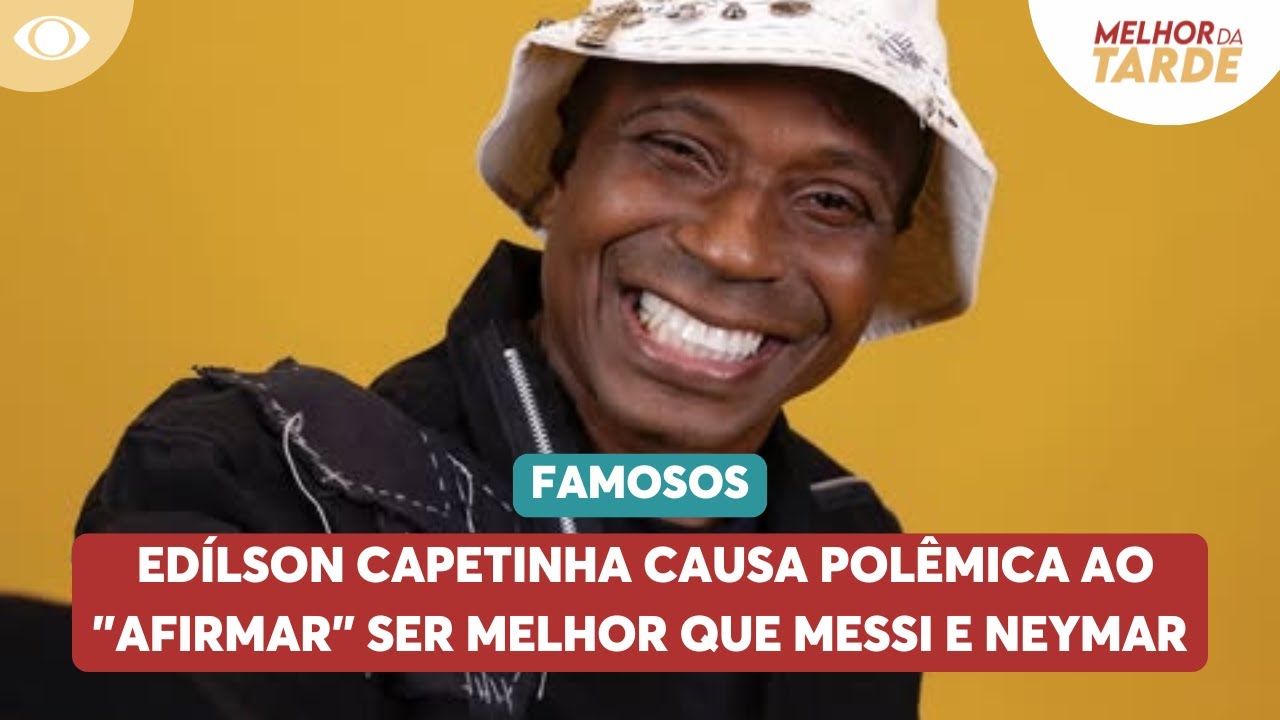 Edílson Capetinha causa polêmica ao 