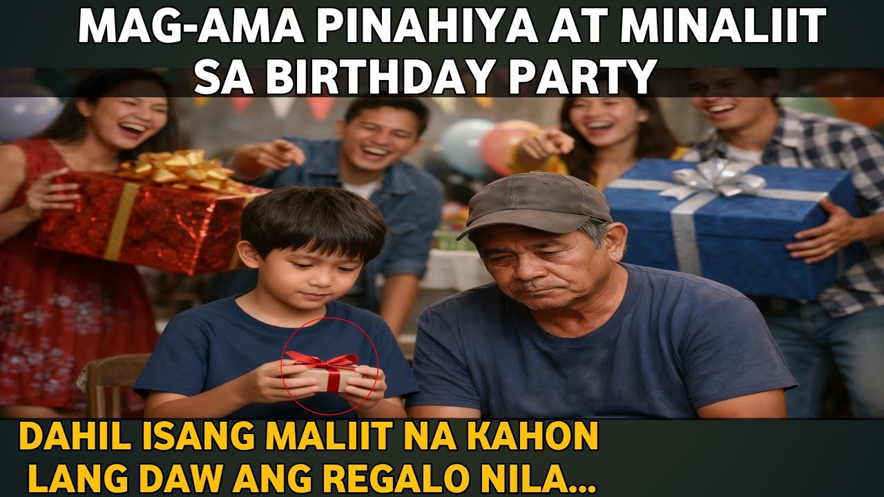 Mag-ama Minaliit dahil sa simpling regalo..Gulat sila ng Ng makita ang laman ng kahon dahil...