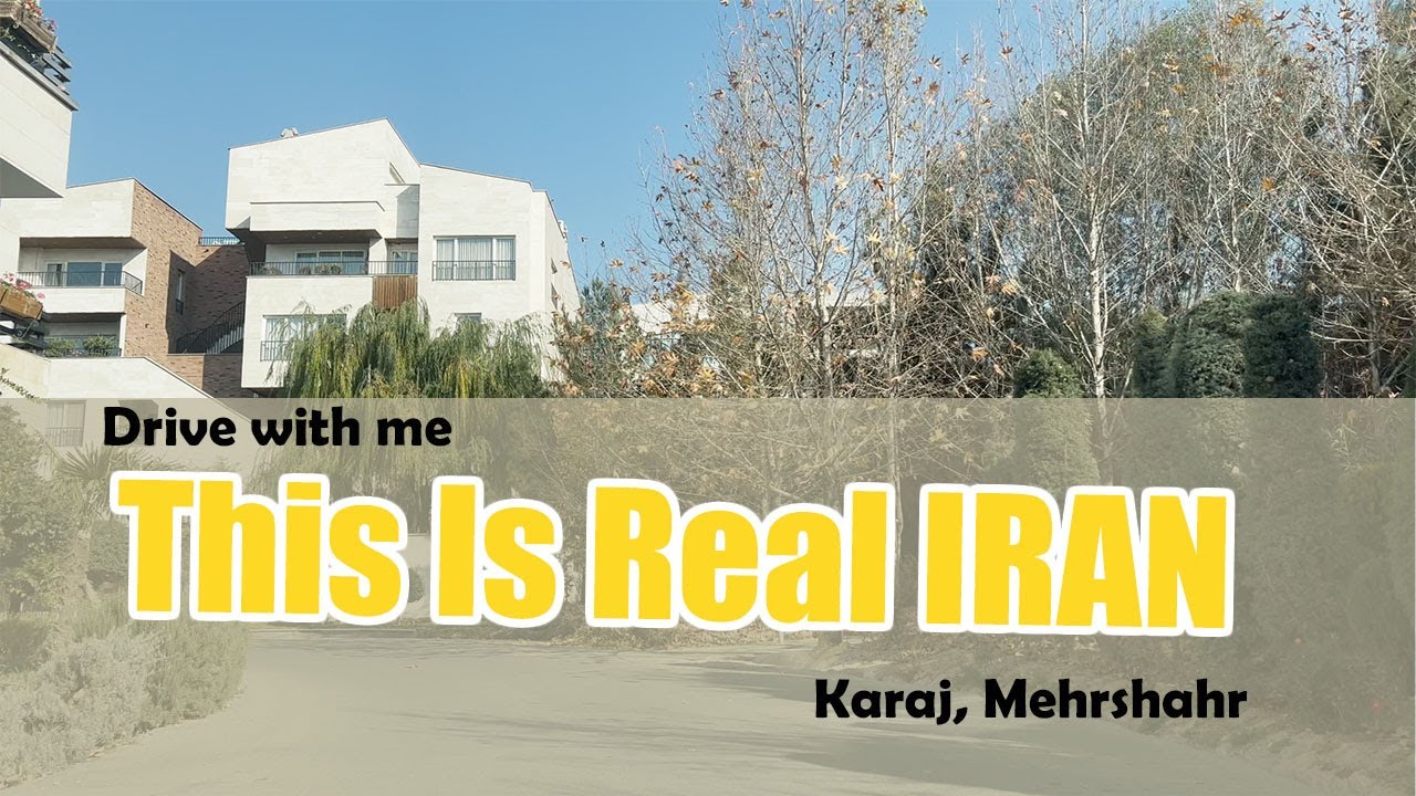 Driving Karaj City - Morning Drive - Driving IRAN 2024 - IRAN 4K