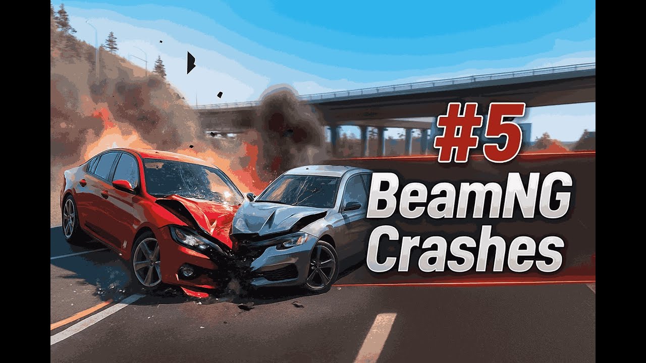 BeamNG REALISTIC CRASHES – Day 5 | Extreme Car Destruction !