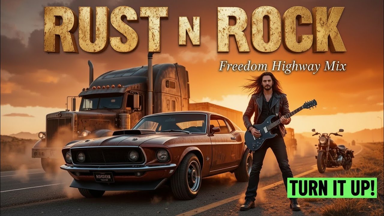 RUST N ROCK PLAYLIST – Wide Open Cinematic Rock | Freedom Drive Sound