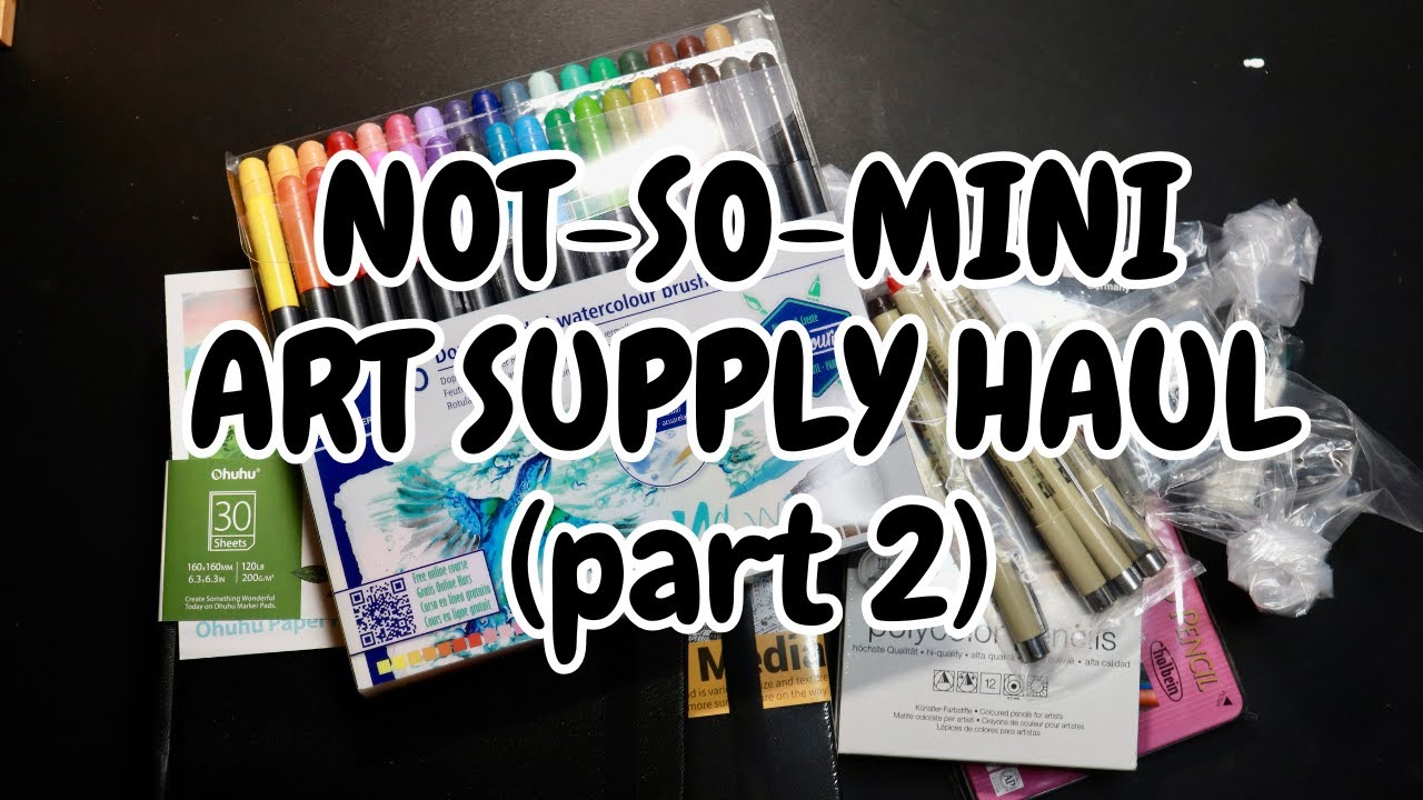 Мини-покупка художественных принадлежностей, часть 2! Blick, Michael's, Amazon