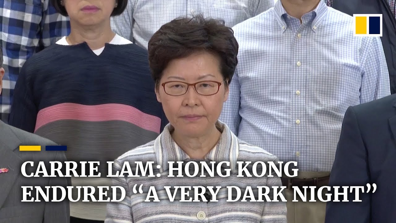 Carrie Lam: Hong Kong endured 