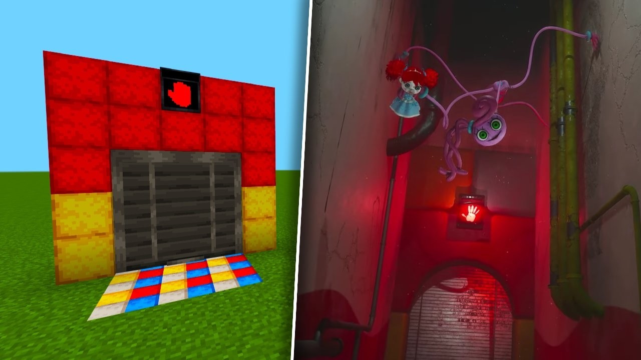 Poppy Playtime Mommy Long Legs Cutscene Addon in Minecraft PE