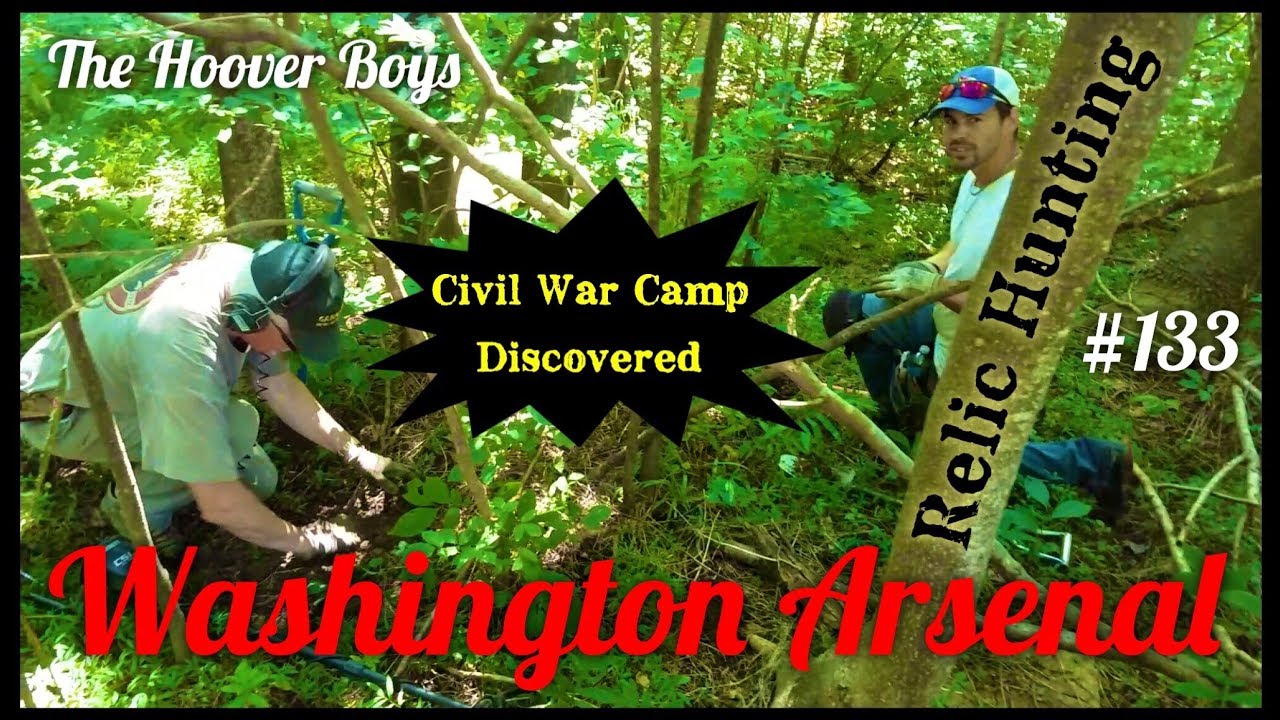 Undocumented Civil War Camp Discovered Metal Detecting | Washington Arsenal