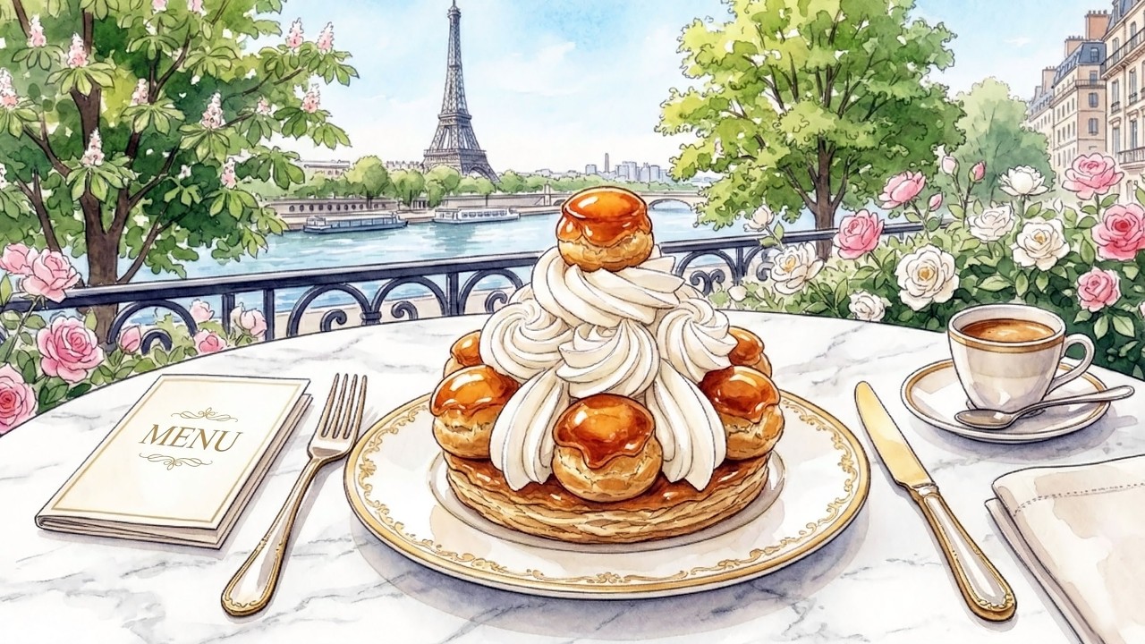 PARIS CAFÉ 🌹 Soft French Instrumental Music for a Lovely Spring Afternoon