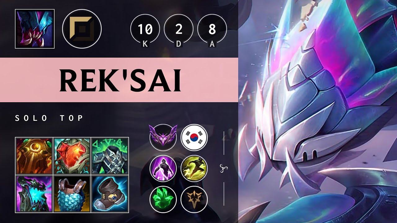 Rek'Sai Top vs K'Sante - KR Master Patch 25.09