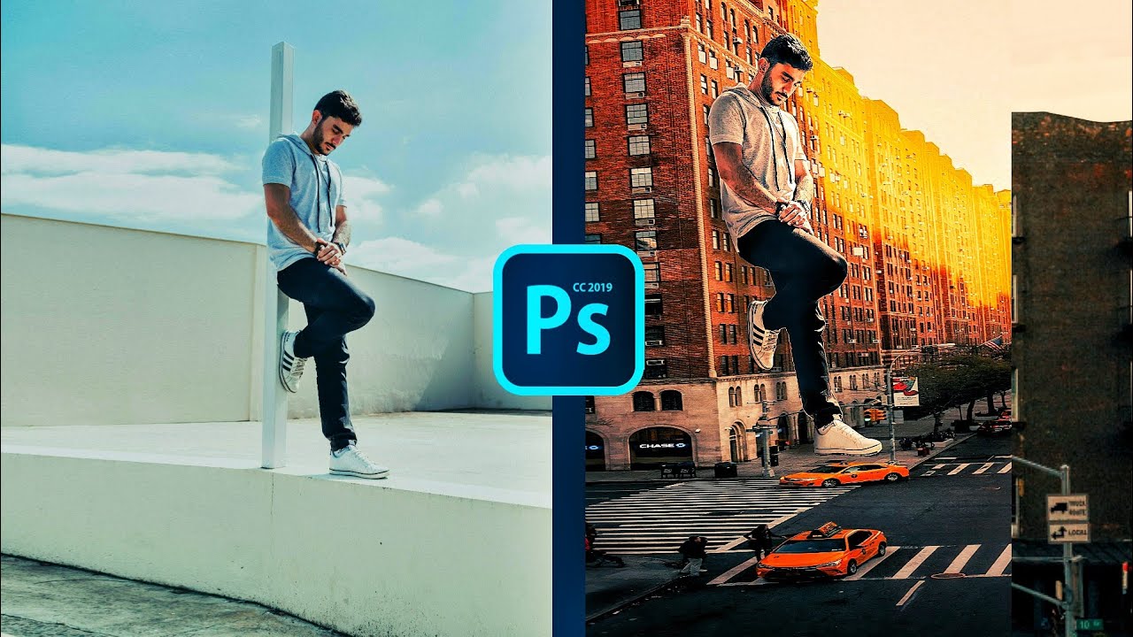 How to Create a Giant Photo Editing in PS Touch | PS CC 2019