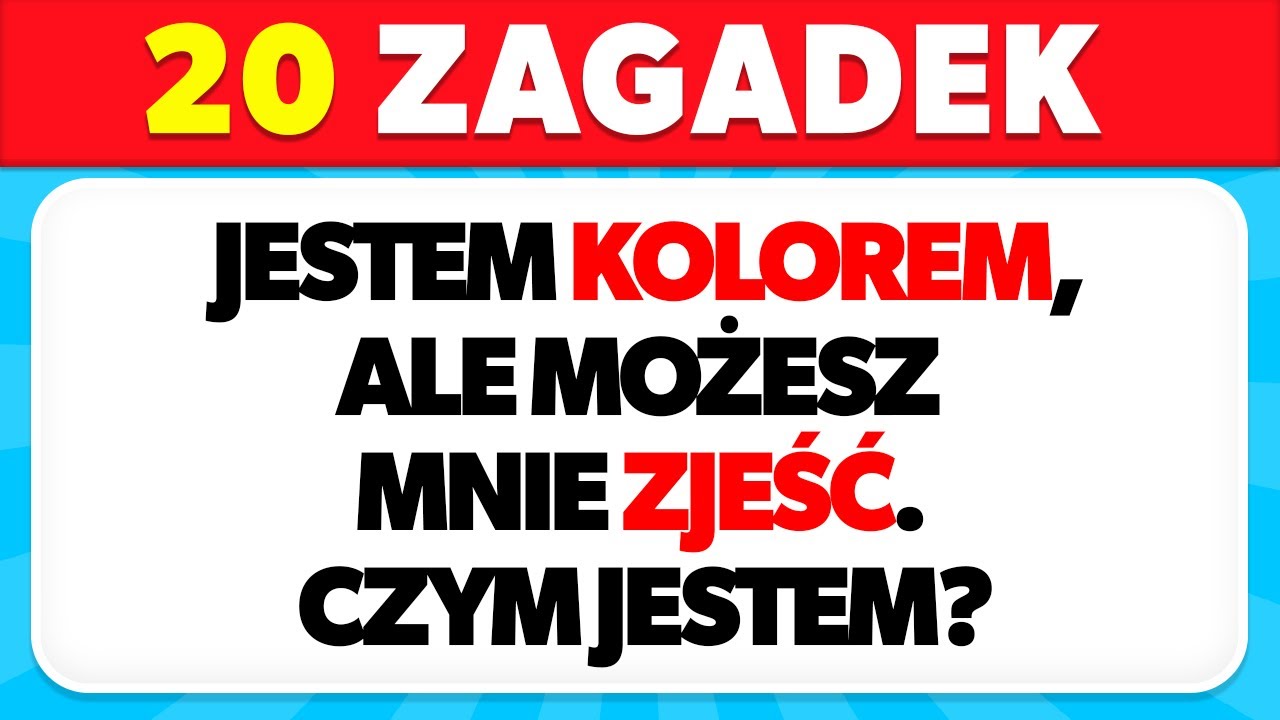 Tylko GENIUSZ może rozwiązać te ZAGADKI 🤓✅ | 20 Niemożliwych ZAGADEK | Test IQ