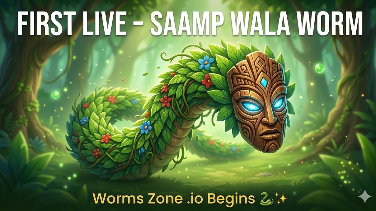 Worms Zone .io Live – Saamp Wala New Channel Launch Night 🐍🇱🇰