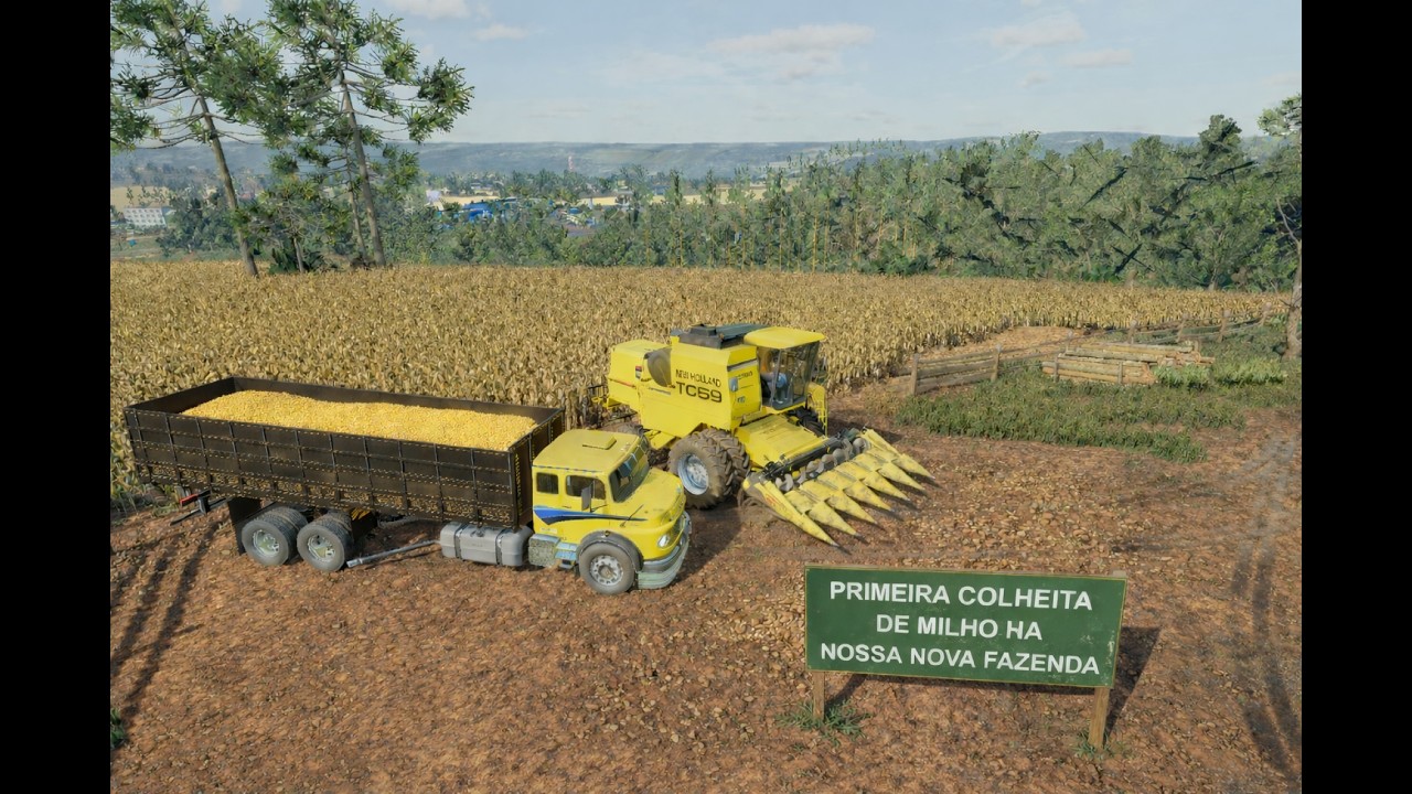 Colheita do nosso milho Mapa agronorte fs22