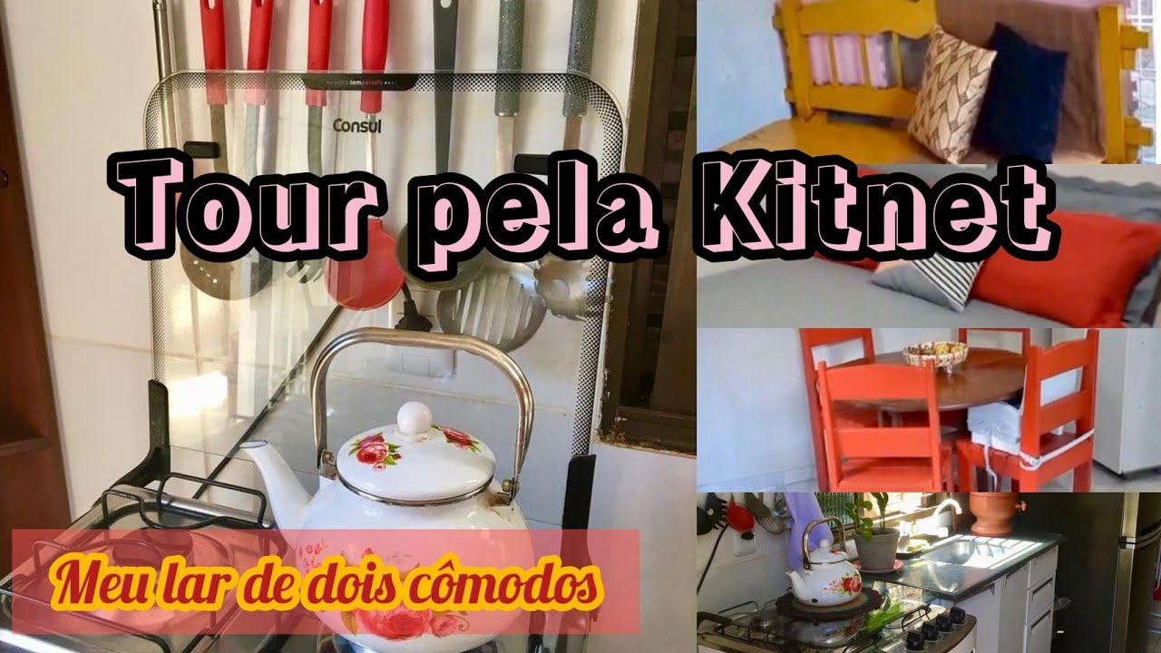 Tour na minha kitnet de 2 cômodos