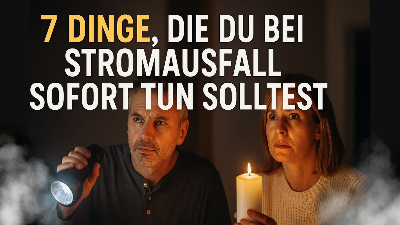 7 Dinge die du bei Stromausfall sofort tun solltest!