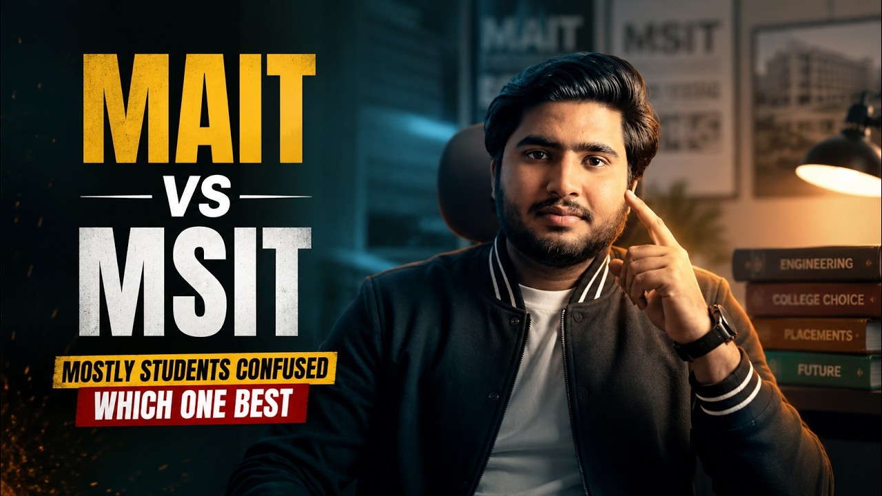 MAIT vs MSIT: Which is Better? | IPU Counselling Preference Order, Placements & Reality