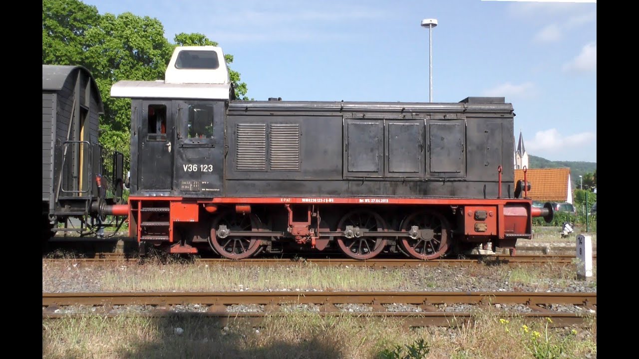 V 36 123 Die Wiesenttalbahn Ebermannstadt - Behringersmühle Mai 2016