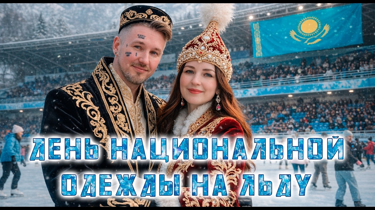День национальной одежды в Алматы. Сибиряки в Казахстане впервые на ледяном катке Olimpic Arena