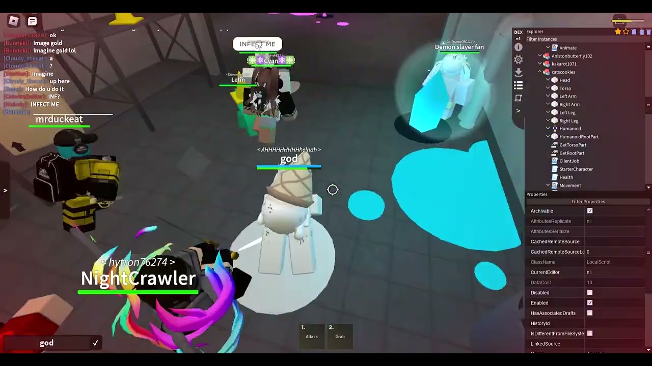 doing random stuff with exploits kaiju paradise