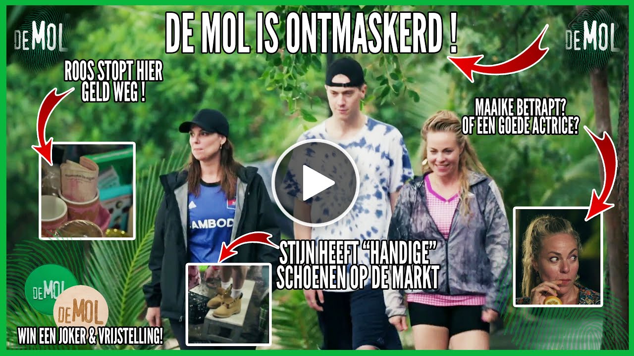 ROOS BETRAPT OP GELD WEGGOOIEN OP DE MARKT EN ALLEEN STIJN EN ROOS KUNNEN NOG DE MOL ZIJN - #578
