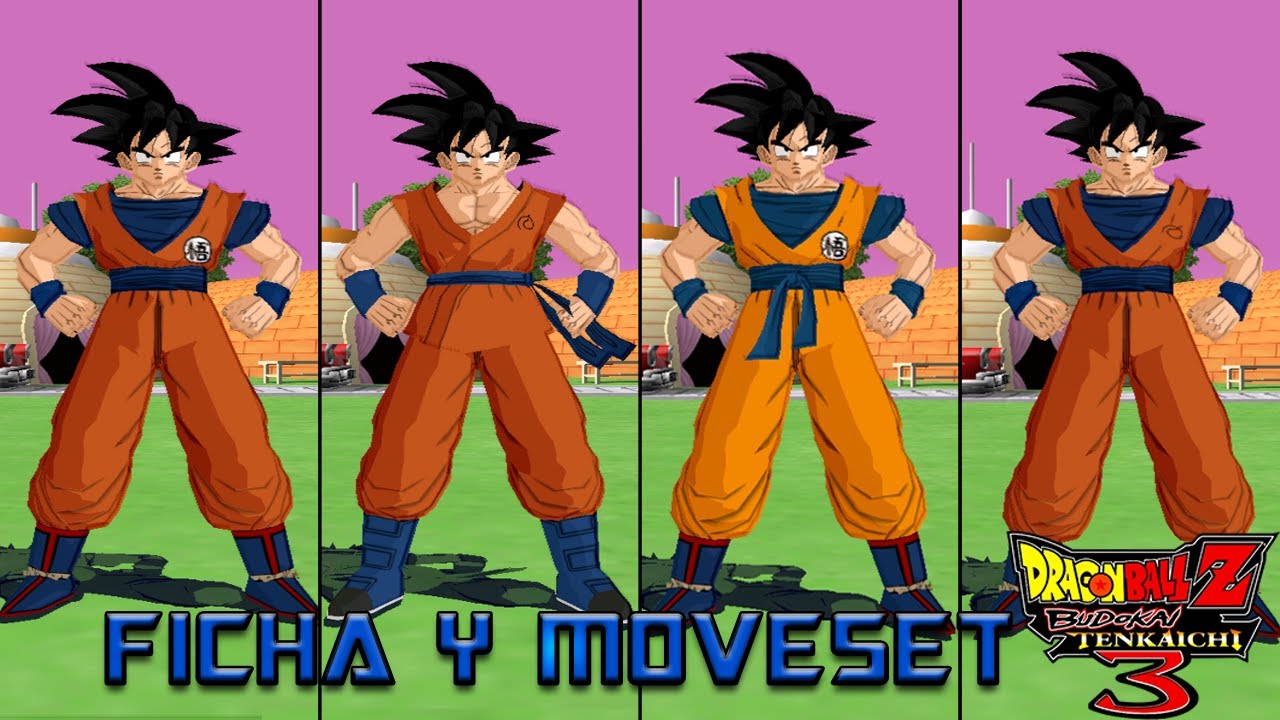 Moveset y Ficha de Goku | Super Dragon Ball Ultra God Mission Tenkaichi | DBZ BT3 Mods