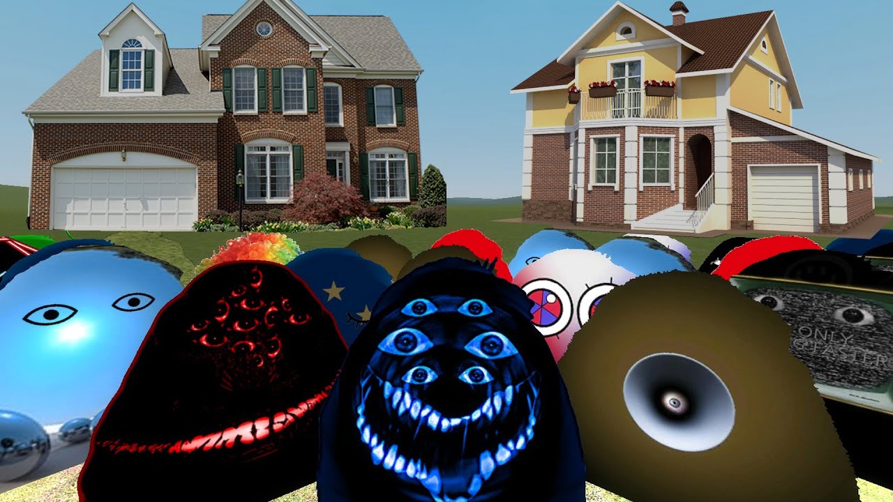 Angry Munci Family Vs Houses In Garry's Mod! (Park 41)