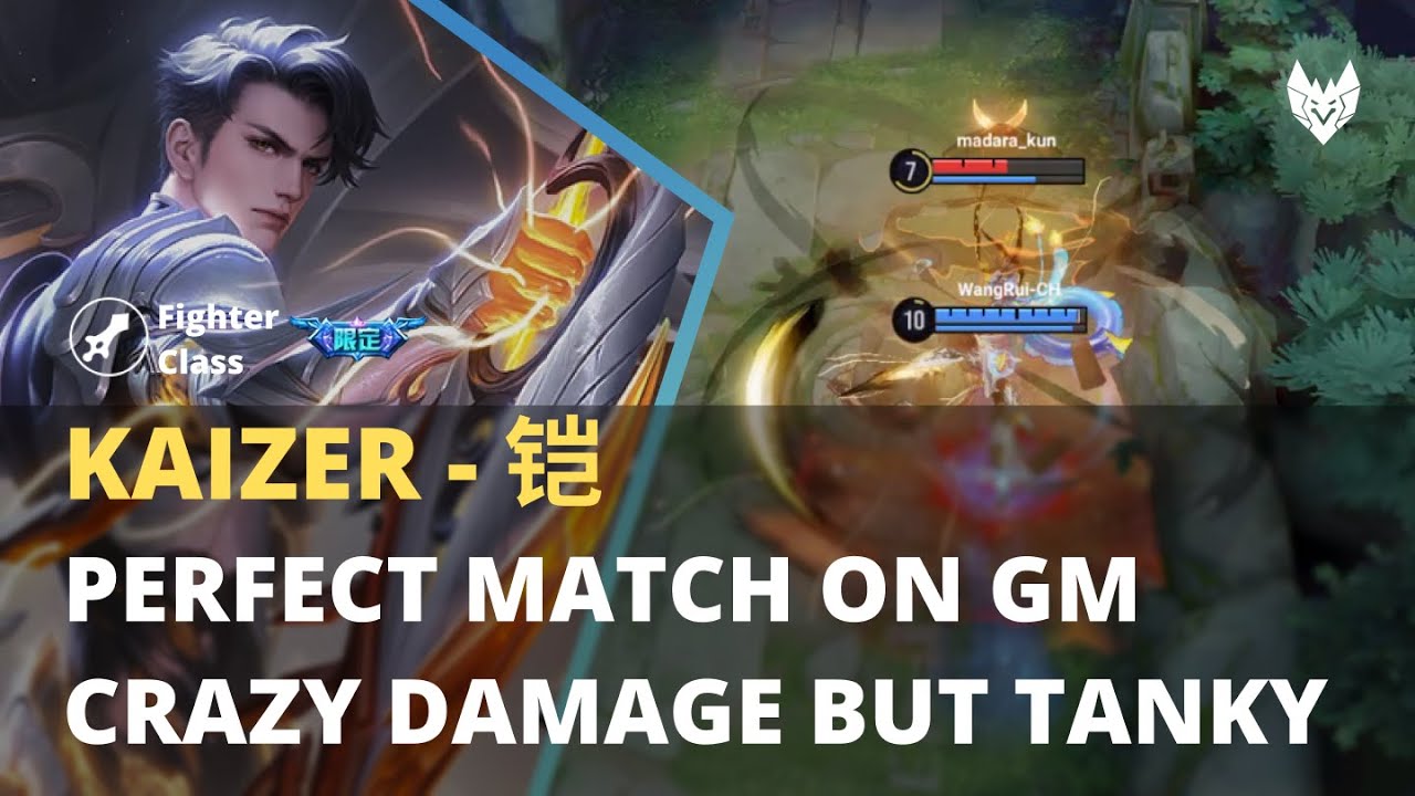 KAIZER TANK JUNGLE BUILD AND GAMEPLAY! NEW SKIN AMBER ERA! Honor of Kings | 王者荣耀 | Global Server
