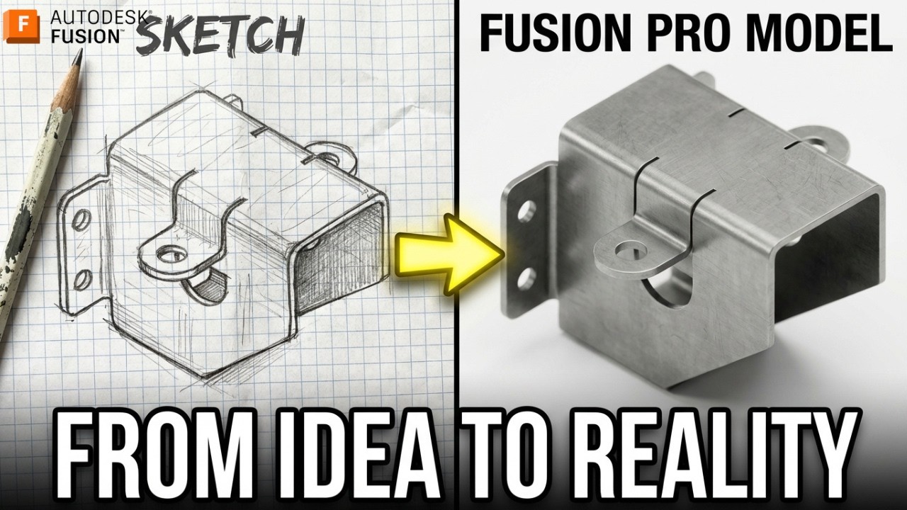 Fusion 360 Sheet Metal Practice Series – Exercise #1
