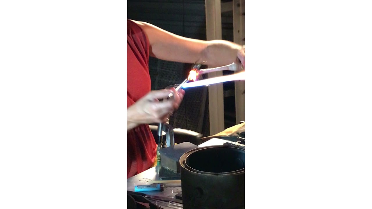 Flameworking Demo at the NightBlow at the Morean Museum
