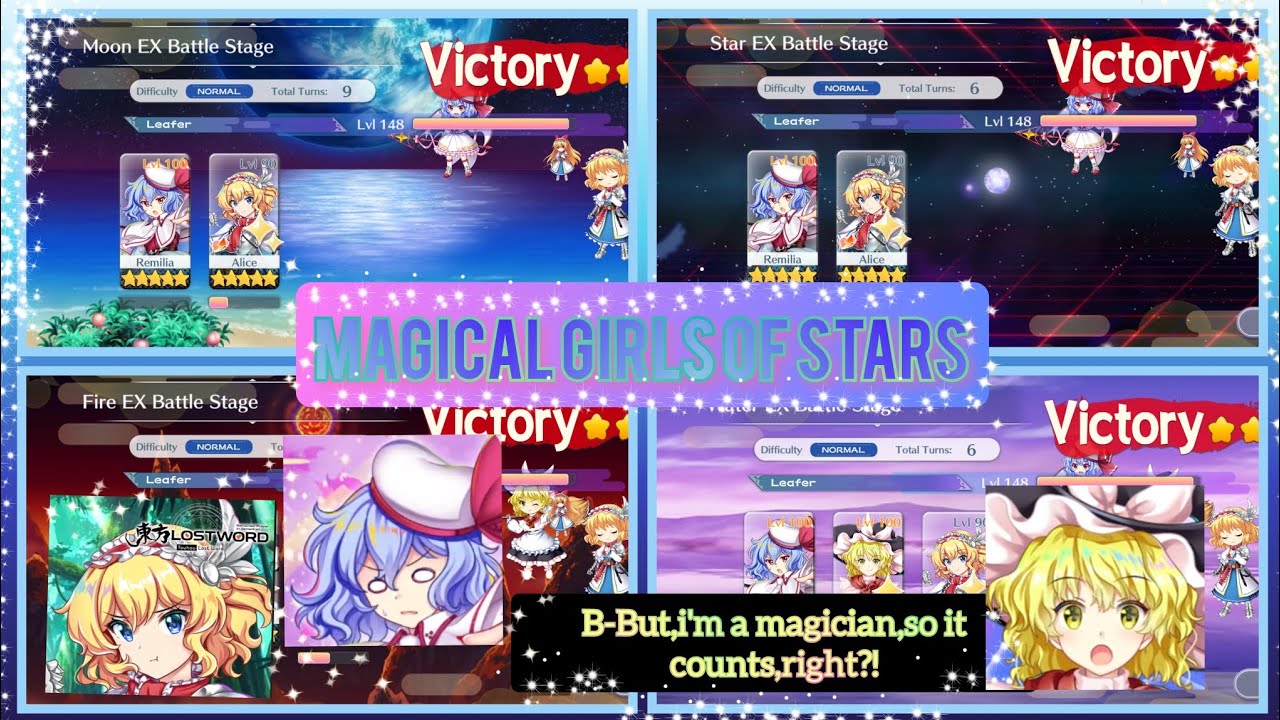 THLW - Z3 Girls Elemental EX Adventure! (ft. A7A Marisa) [Moon,Fire,Water and Star]