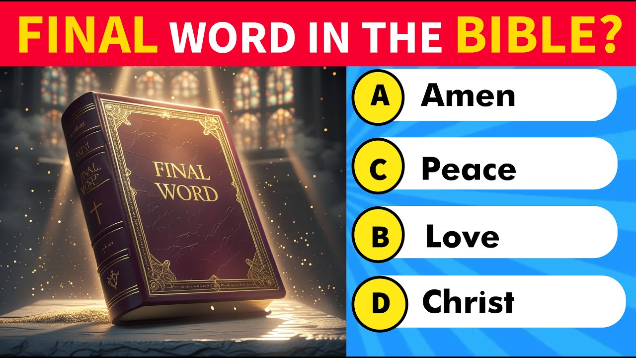 Only True Believers Pass This Bible Quiz – Can You? 🙏📖