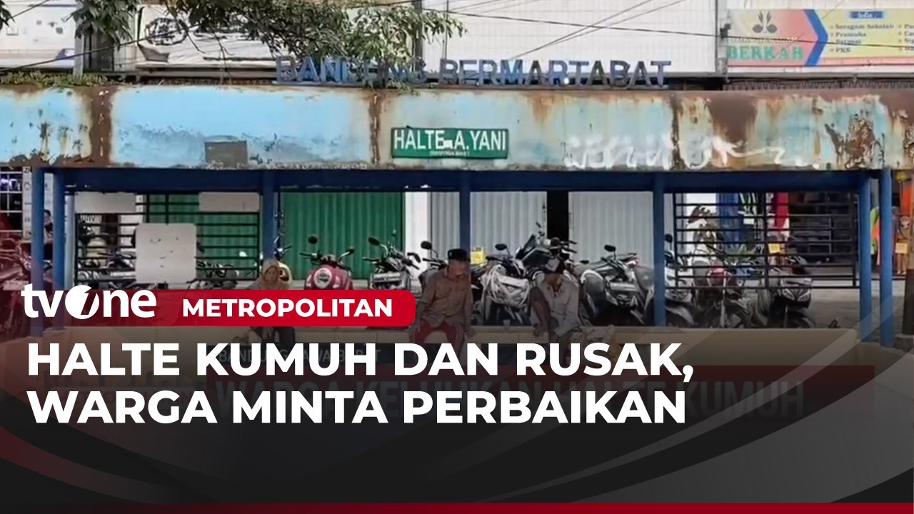 Warga Bandung Keluhkan Banyak Halte Kumuh | Metropolitan